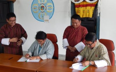 Centre for Appropriate Technology (CAT) signs MoU with Samdrup Jongkhar Initiative (SJI)