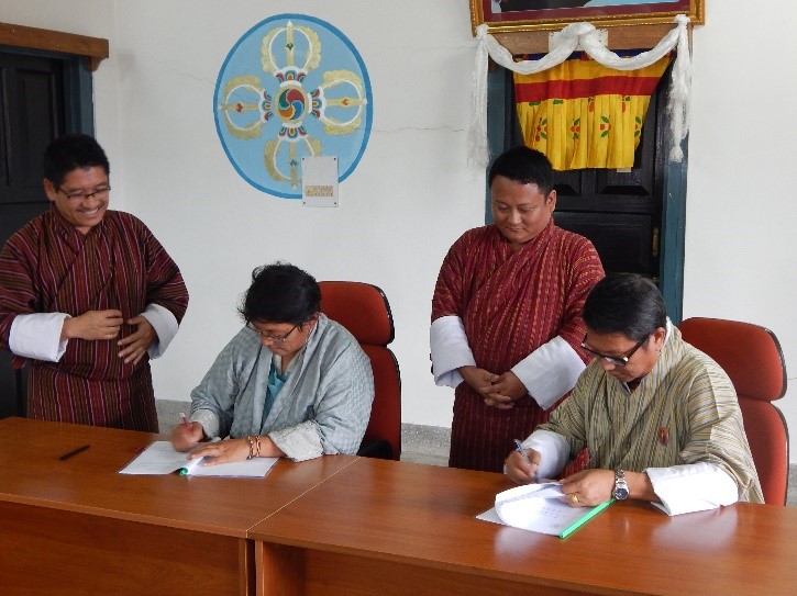 Centre for Appropriate Technology (CAT) signs MoU with Samdrup Jongkhar Initiative (SJI)