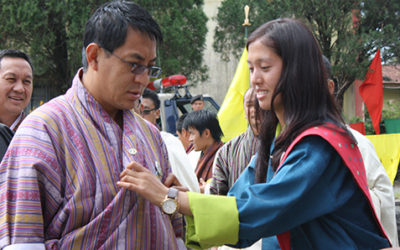 His Excellency Dasho Dr. Sonam Kinga visited Jigme Namgyel Engineering College