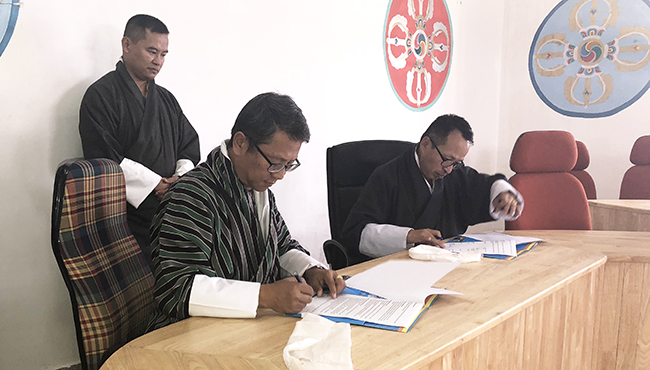 signing of mou signing of mou