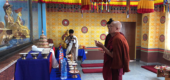 Consecration of College Lhakhang Consecration of College Lhakhang