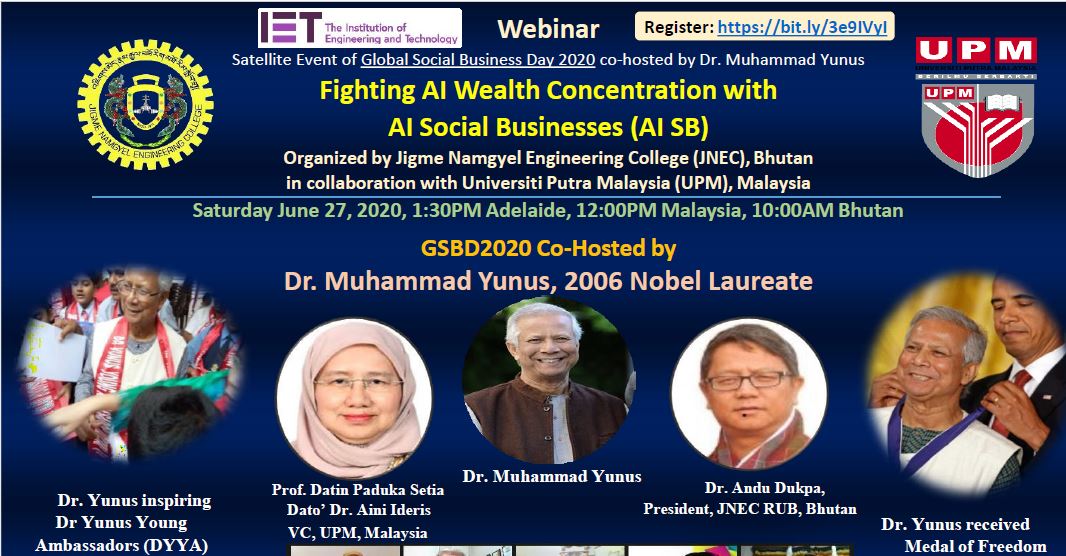 Webinar on “Fighting AI Wealth Concentration with AI Social Business (AI SB)”