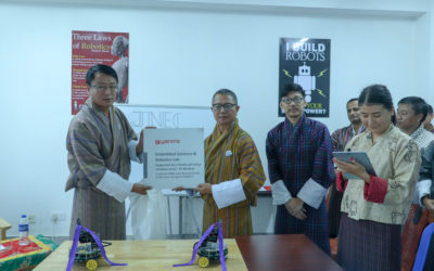 Inauguration the JNEC e-Yantra Robotics Laboratory