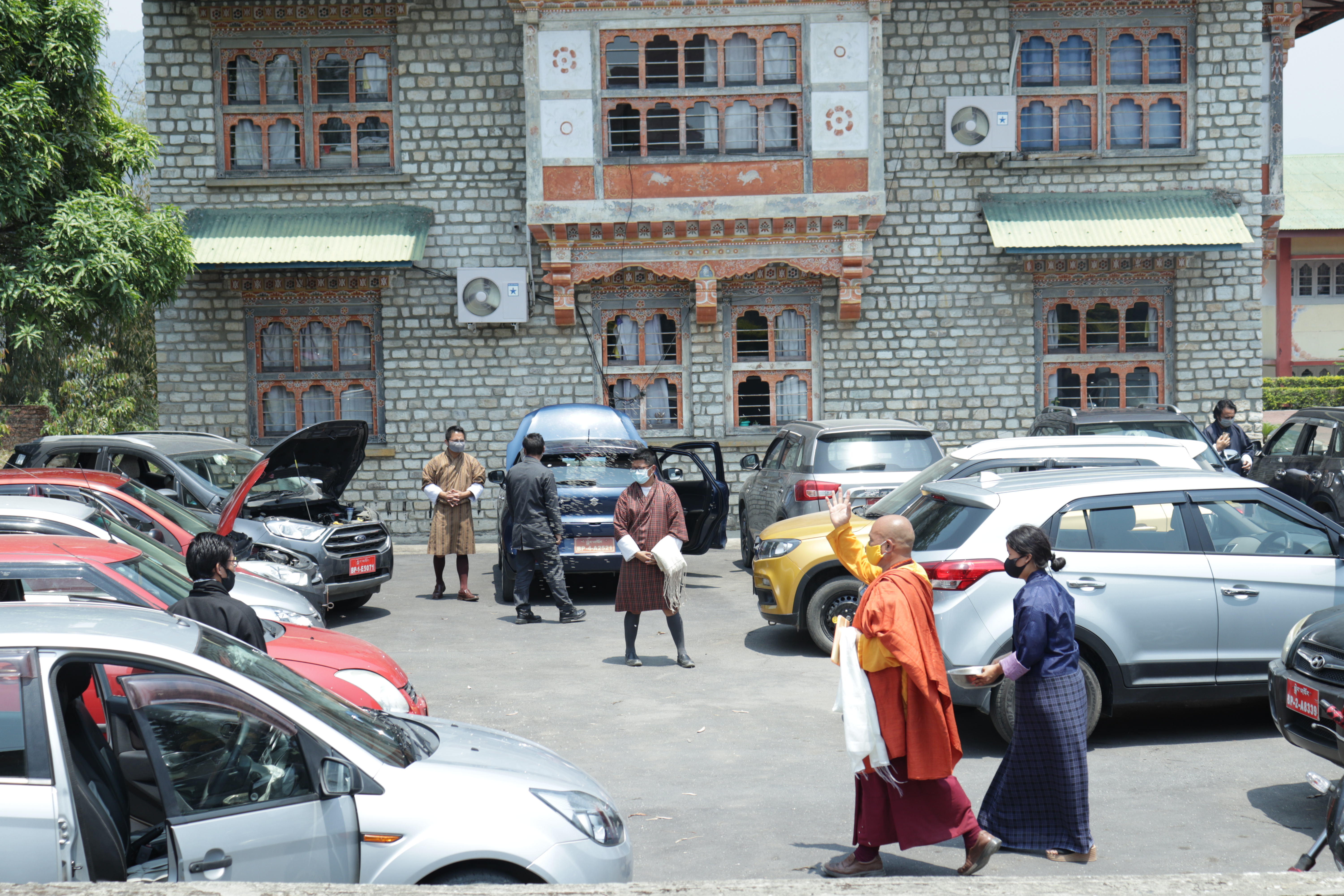 ‘Lhabsang Thruelsey’ of vehicles and machineries