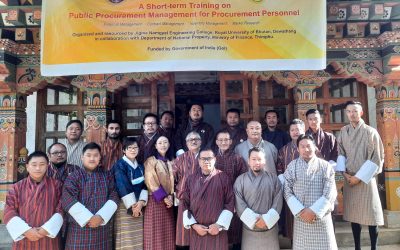 A Training on Public Procurement Management for Procurement Personnel