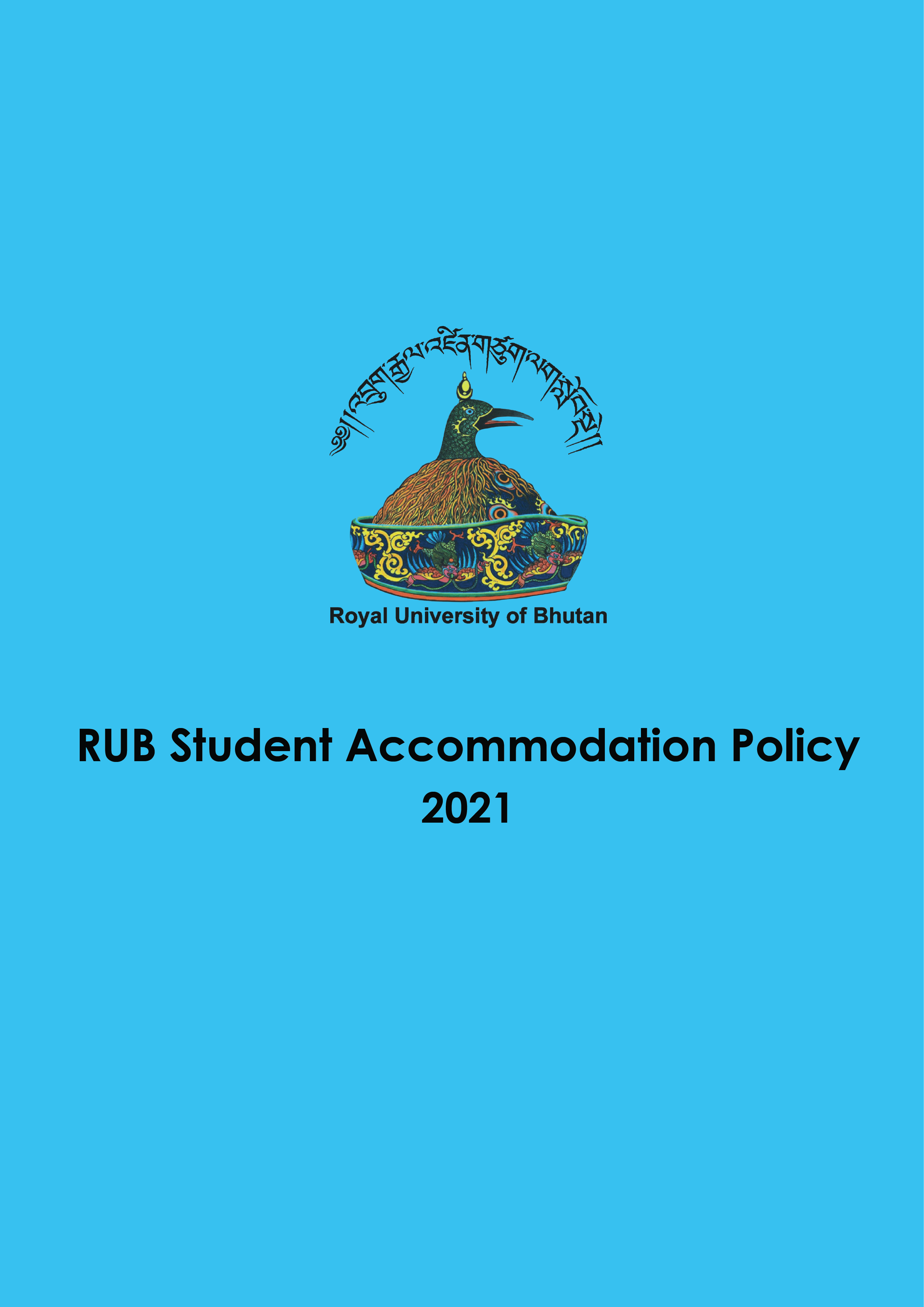 RUB Student Accommodation Policy