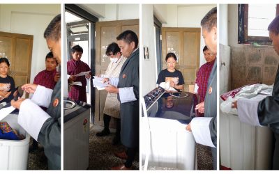 Inauguration of Laundry Service