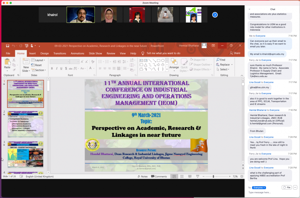 In this international Conference, Hemlal Bhattarai, JNEC, RUB have shared about PBL is one of the main choices which need to be taken into consideration in our academic and research reform post-pandemic.