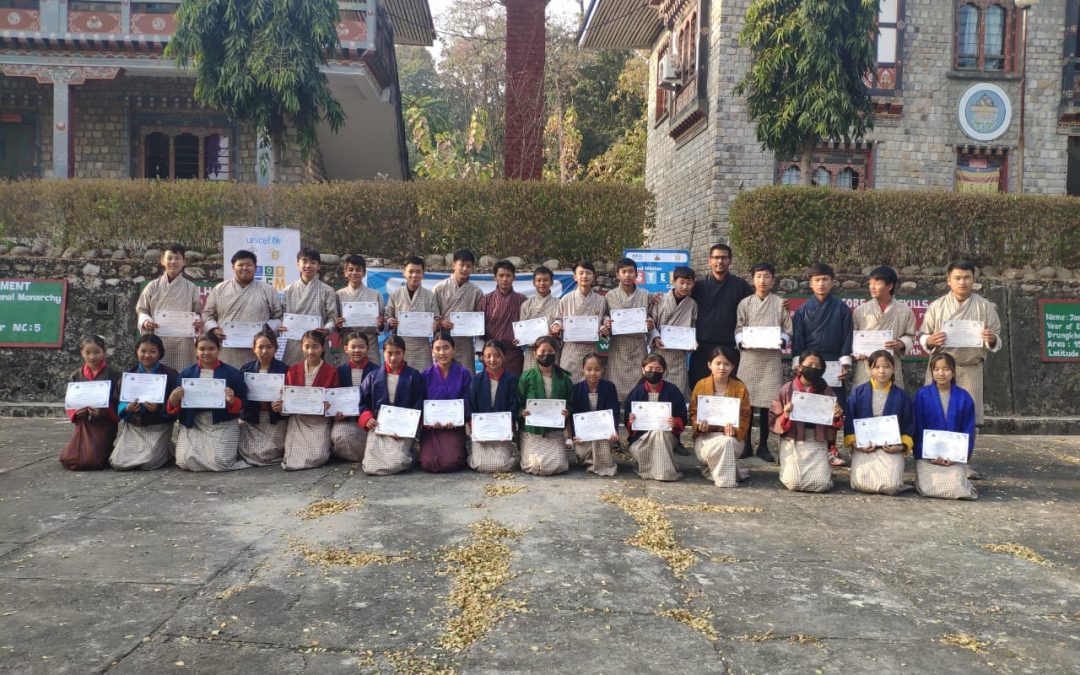 2nd Leg of Winter STEM Camp at Jomotshangkha MSS