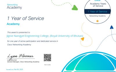 A year of dedicated service as Cisco Academy