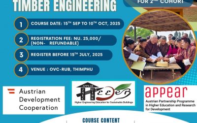 Registration for Certificate in Timber Engineering